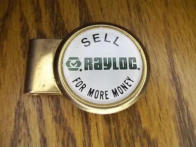 Vintage Advertising Money Clip From Rayloc Parts Co. Make More Money         Z68 • $9.99