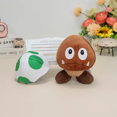 Super Mario Bros Wonder Plush Toy 6in Standee Of Goomba Yoshi Soft Doll Kid Gift • $17.92