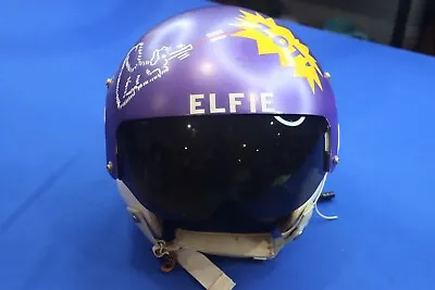 USAF Personalized Pilots Flying Helmet  ELFIE  Aardvark Vintage USA Air Force • $499.99