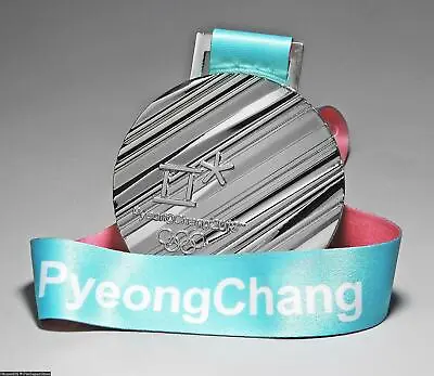 £43.52 • Buy 2018 Pyeongchang South Korea Olympic Souvenir Replica Silver Medal Badge Pins