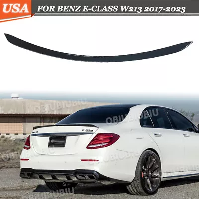 For Mercedes Benz W213 E53 AMG 2017-2023 E63S Style Rear Trunk Spoiler Wing Lip • $85.98