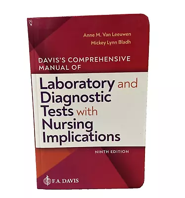 Laboratory And Diagnostic Tests With Nursing Implications Ninth Edition New • $47