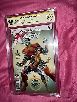 X-Men: The Wedding Special #1 CBCS 9.8 Signed By Todd Nauck And Chris Claremont • £56.24