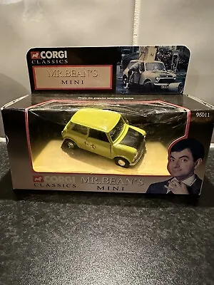 Corgi Classics 96011 Mr Bean's Mini Gloss Bonnet Diecast Model Car • £30