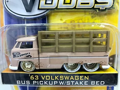 $12 • Buy Jada Toys VDUBS 2007 Wave 3 - 1963 Volkswagen Bus Pickup W/Stake Bed 1:64 Scale