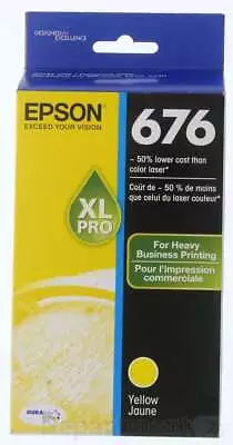 Epson 676XL Pro Ink Cartridge Yellow (Expired) • $16.19