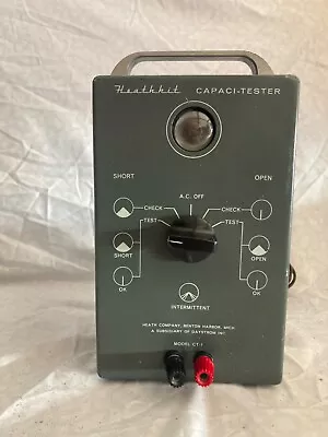 Heathkit Capacitor Tester CT-1 Capaci-Tester Ham Radio Test Bench • $150