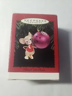 HALLMARK Keepsake 1996 BOWL EM OVER Bowling Mouse CHRISTMAS ORNAMENT Vintage  • $9.99