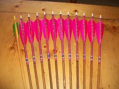 One Dozen Vintage Cedar Arrows • $15