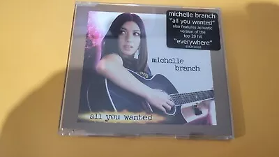 All You Wanted Michelle Branch- 3 Song Ep Cd Import Rare Htf 2001 • $5.99