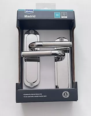 Internal Door Handles Dual Tone Madrid Latch Lock • £9