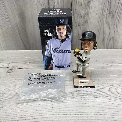 Brand New In Box Jose Urena Miami Marlins Bobblehead Bobble MLB Baseball • $15.99