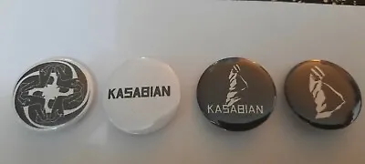 KASABIAN BAND LOGO BADGE SET X 3 • £2.98