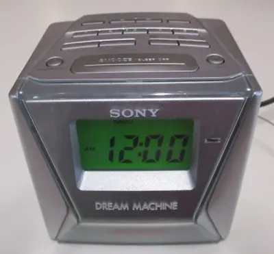 Sony Dream Machine ICF-C153 - Digital Alarm Clock Radio - Cube Design - Working • $39.95