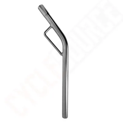 ENIX Steel Lay Back W/Support  Seat Post 20.7mm / 22.2mm Chrome • $23.99