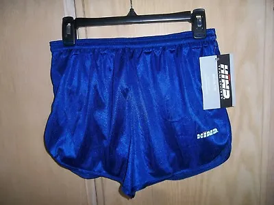 NWT Vintage Hind Team Sports Nylon Tricot Running Track Short Shorts Size L • $29.95