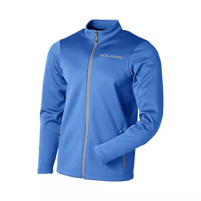 Polaris Mens Blue Switchback Mid-Layer Jacket Warm Winter Breathable Flexible • $55.99