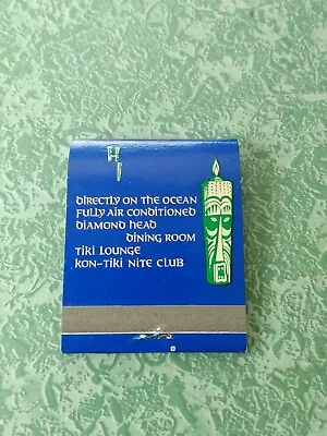 Vintage Matchbook Collectible Ephemera S2 Miami Beach Florida Tiki Lounge Hawaii • $39.99