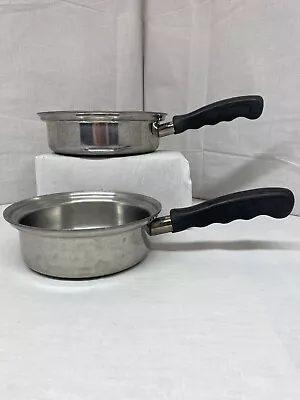 VITA CRAFT 5200 & 5201 3/4 & 1 Qt Saucepans 5 Ply Nicromium Steel USA No Lids • $40