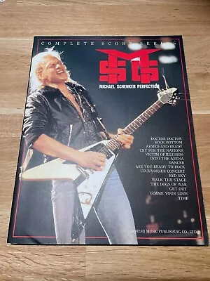 Michael Schenker Group Msg Ufo Perfection Band Score Japan Guitar Tab Sheet • $89