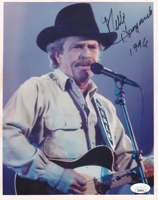 MERLE HAGGARD Signed  1996  8x10 Photo Country Singer JSA AE46924 • $249.99