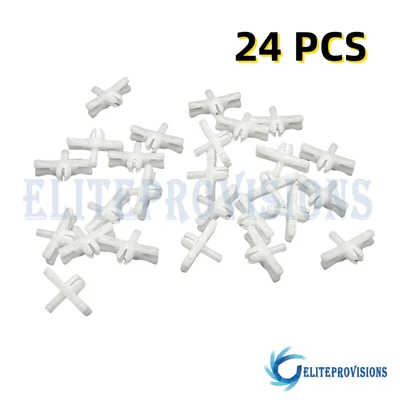 $14.05 • Buy Fit 1990-1993 Volkswagen Cabriolet 1.8L 1781CC Moulding Clip Set Of 24 155853585