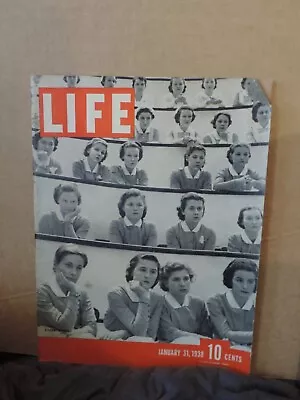 Vintage Life Magazine 1/31/1938 Nice Ads Student Nurses Cover & More • $9.99