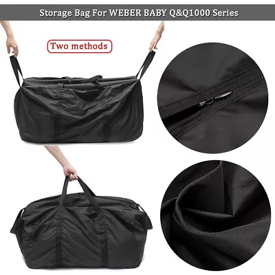 74*57*43cm Waterproof BBQ Storage Carry Duffle Bag For Weber BABY Q&Q1000 • $25.51