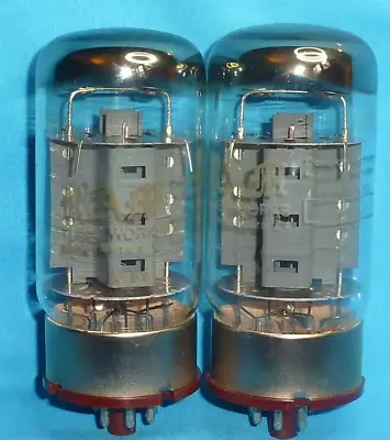 Pair Svetlana 6550 Winged C Labeled For RAM Vintage Electronic Output Tubes • £9.25