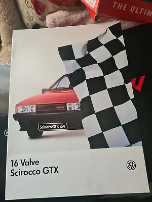 Volkswagen The  Scirocco 16 Valve Gtx Brochure • $10.09