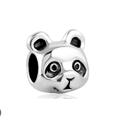 PANDA BEAR  .925 Sterling Silver European Charm Bead C5 • £11.87