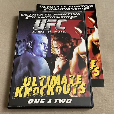 UFC Ultimate Knockouts 1 & 2 (DVD 1993-2002) MMA Fights Liddell Ortiz Couture + • $5.99