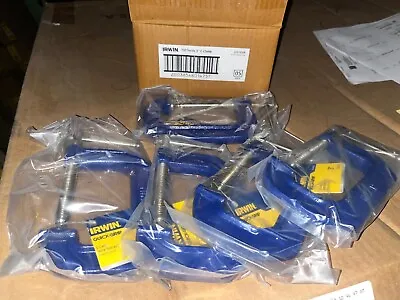 Lot Of 5 Irwin Quick-Grip 100 Series 3  C-Clamp 225103ZR New • $14.99