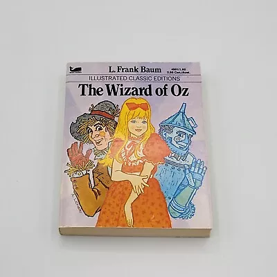 Vtg The Wizard Of OZ 1977 Moby Books Frank Baum Illustrated Classic Editions • $3.95