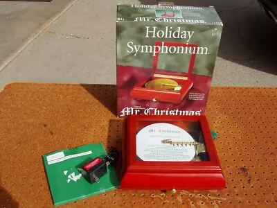Mr. Christmas Holiday Symphonium Music Box 16 Disc Christmas & Classic 2001 Nice • $124.99
