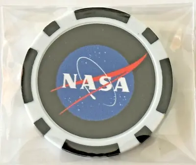 NASA - Magnetic Clay Poker Chip - Golf Ball Marker • $5.95