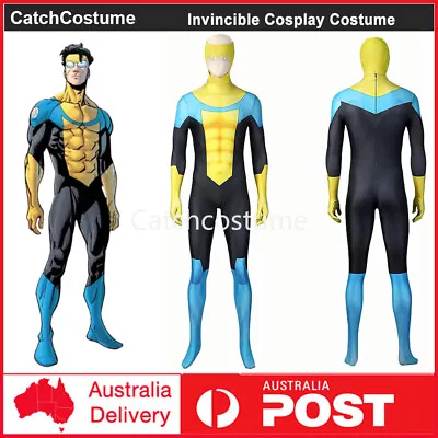 Men Invincible Mark Grayson Cosplay Costume Mens Halloween Party Jumpsuit Outfit • $75.99