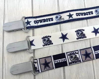 Cowboys Pacifier Clip Cowboys Football Pacifier Clip Baby Shower Gift Nuk • $9.95