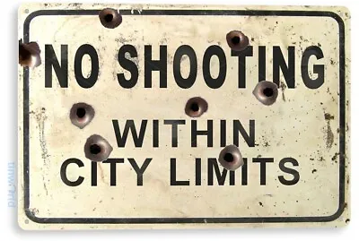 $9.75 • Buy No Shooting Sign Bar Guns Saloon Bar Pub Cabin Cottage C032