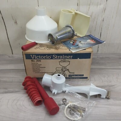 $46.95 • Buy Vintage Victorio Strainer Tomato Fruit Juicer Food Sauce Maker No. 200 W/ Box