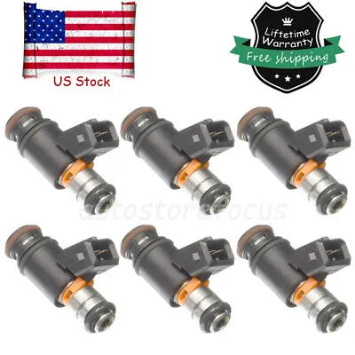 $39.79 • Buy 6PCS Fuel Injector For VW Jetta Golf Gti Vr6 Afp 1999-2000-01 IWP-022 021906031D
