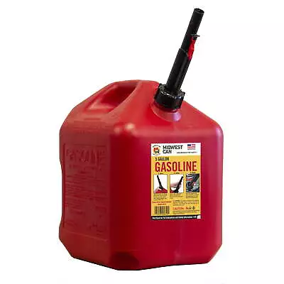 5 Gallon Auto Shut Off Gasoline Can 5610-4 Red In Color • $29.44