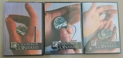 Encyclopedia Of Coin Sleights Coins Magic Expert Tricks 3 DVD Michael Rubinstein • $43.99