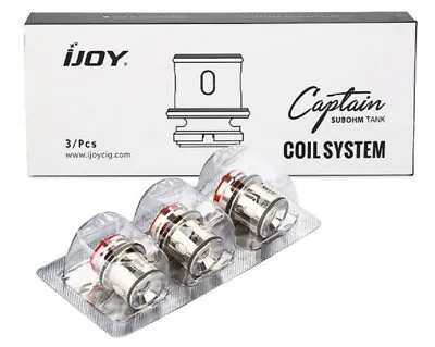 IJOY Captain Coils CA3 0.25ohm REPLACEMENT COILS HEAD AUTHENTIC UK SELLER • £8.50