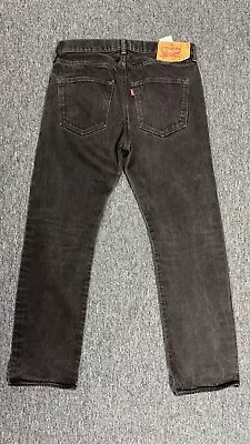 Genuine Vintage Black Unisex  Levi Jeans - Levi's 501 - W32 L30 • £29.95