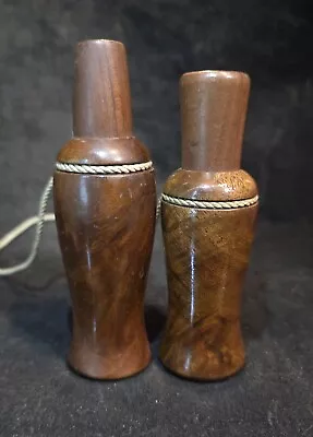 Vintage Lohman Duck & Goose Call Set Made Of Burl Walnut -  Kansas City MO @12 • $45