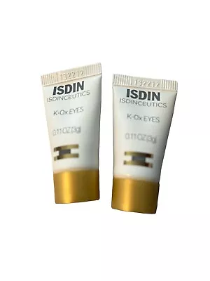 ISDIN Rejuvenate K-Ox Eyes Cream 0.11 Oz X2 Pair Of Travel/Sample Size • $19.89