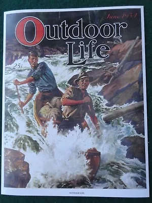 Outdoor Life Cover Poster Magazine Cover Art June 1934  • $7.50