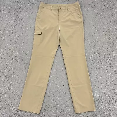 Eddie Bauer Pants Womens 8 Beige Khaki Ripstop Active Outdoor Hiking Wear • $18.88