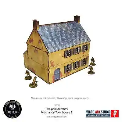 Micro Art Studio H00126 WW2 Normandy Townhouse 2 (Bolt Action) Terrain Kit • $47.60